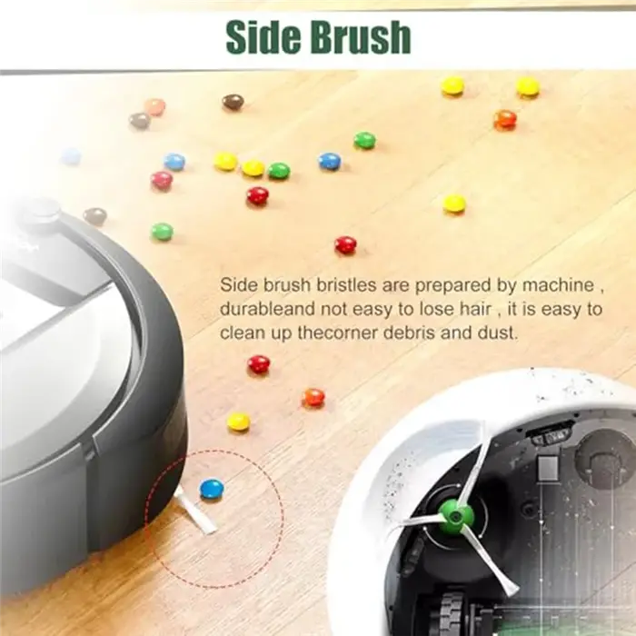 Pour Irobot Roomba I7 + I3 I4 + I6 I6 + I8 I8 + brosses en caoutchouc accessoires pour aspirateur