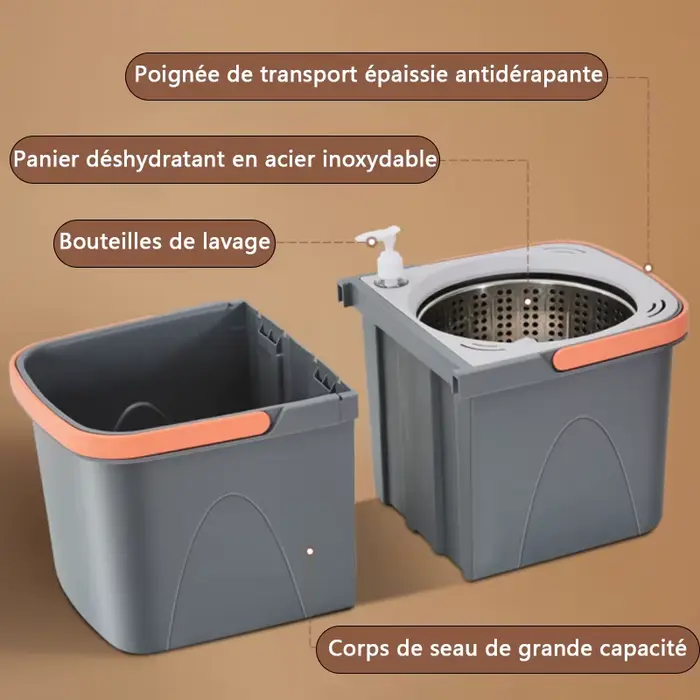Ensemble de vadrouille rotative double E27 séparée