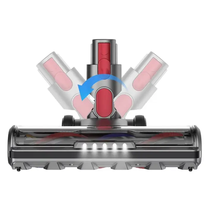 Tête d'aspirateur pour aspirateur Dyson V7 V8 V10 V11 V15 avec cinq lumières LED