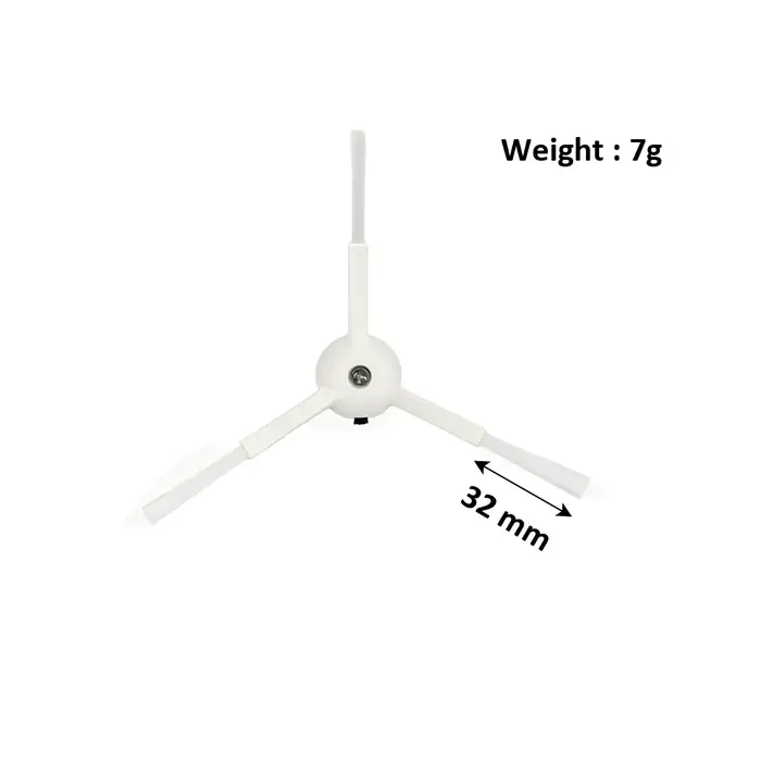Brosse latérale d'origine pour aspirateur robot Roborock Qrevo S