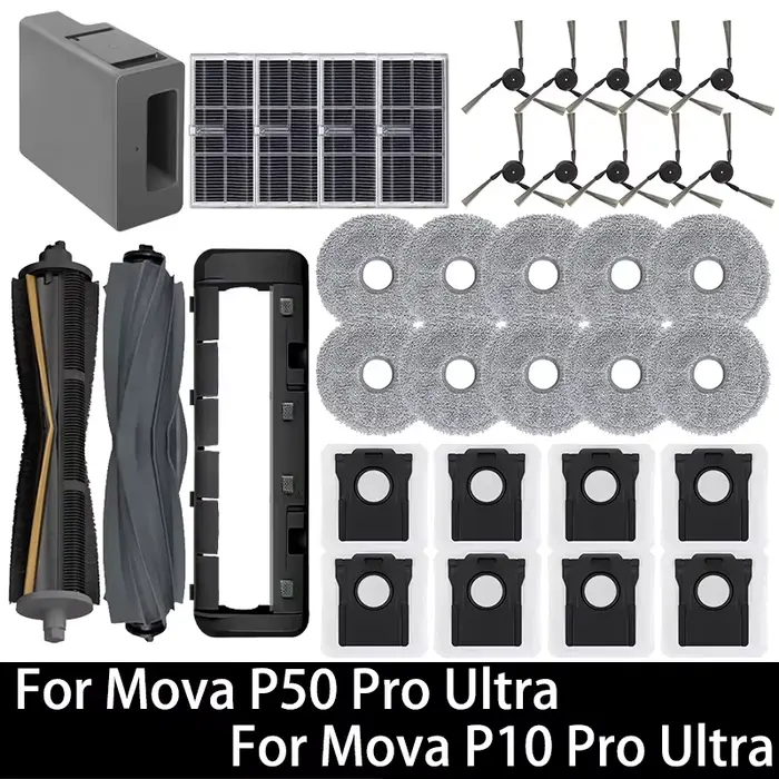 Pièces détachées pour robot aspirateur Mova P50 Pro Ultra