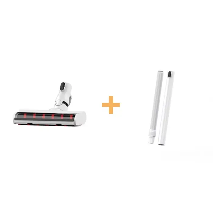 Kit d'alimentation d'origine pour aspirateur Tineco S5 COMBO comprenant tête de brosse électrique tube d'extension et brosse anti-acariens en métal et ABS plastique