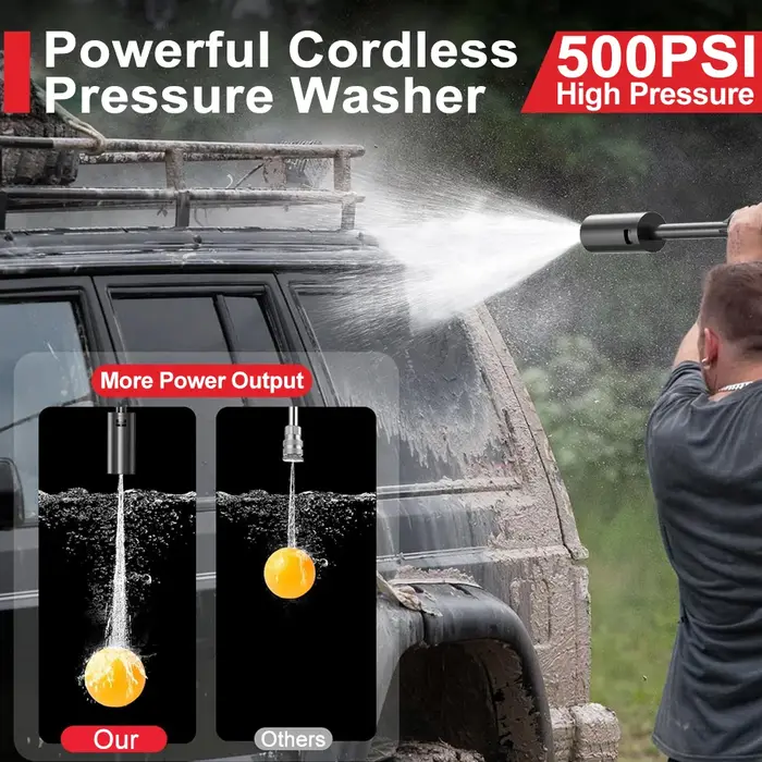 Pistolet de lavage électrique sans fil 21V