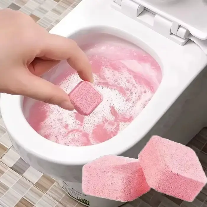Tablettes effervescentes pour le nettoyage des toilettes
