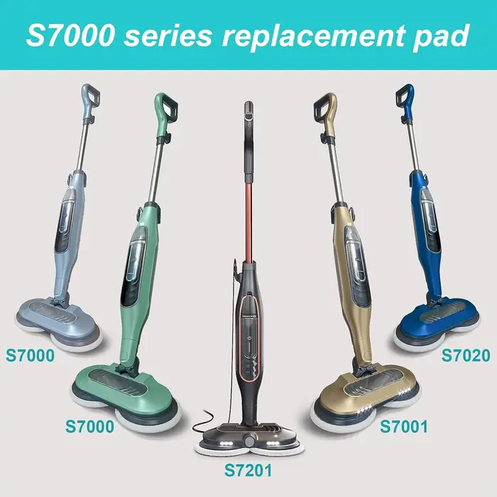 Paquet de 8 tampons de vadrouille à vapeur pour Shark S8201 S8001 S7001 S7201 S7000AMZ S7000 S7005 S7020 S7001C