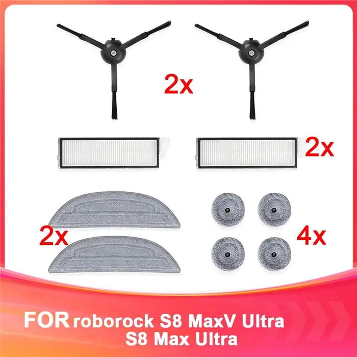 Kit d'accessoires A69e pour Roborock S8 Maxv Ultra & S8 Max