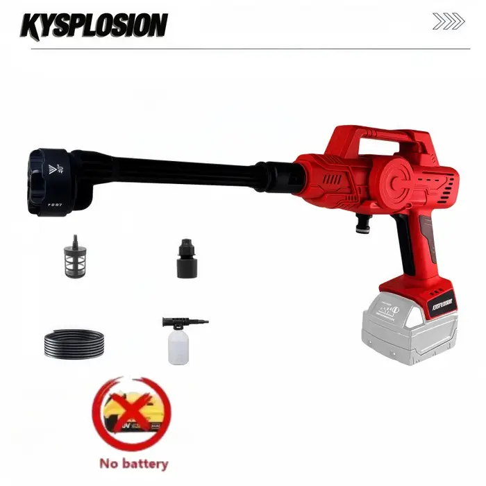 Nettoyeur haute pression portable compatible avec la batterie Milwaukee M18