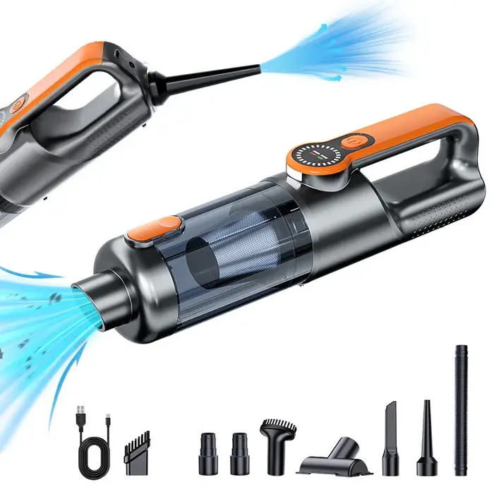 Aspirateur de voiture sans fil à un bouton