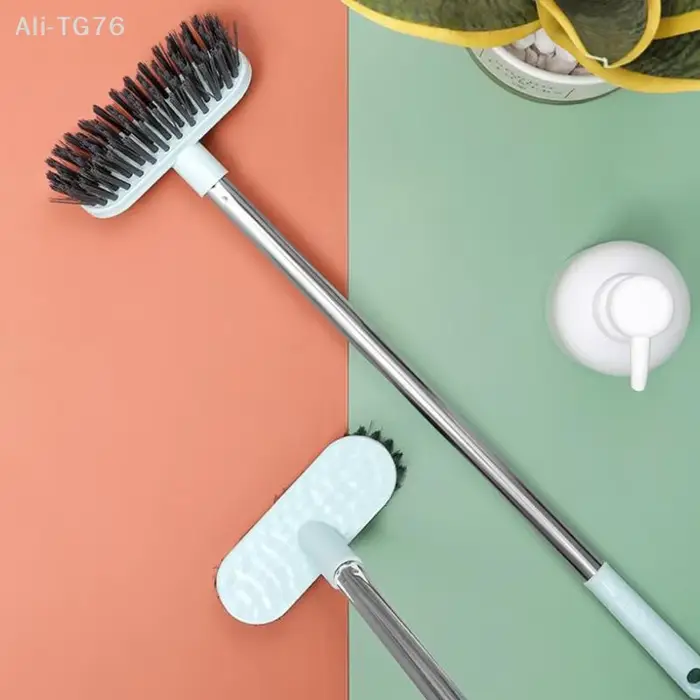 Brosse à récurer les sols avec long manche