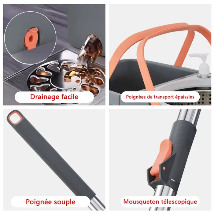 Ensemble de vadrouille rotative double E27 séparée