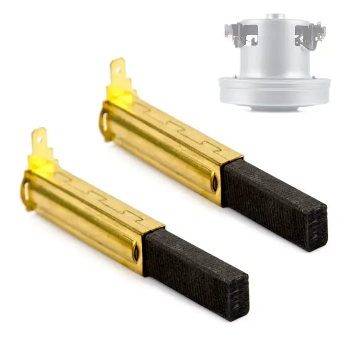 Brosse en carbone pour moteur d'aspirateur, 2 pièces, 6.3x11x30MM, montage pour HVR200 HVR200-22 HVR