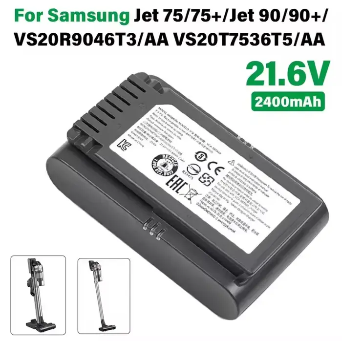 Batterie d'origine 100% pour aspirateur sans fil Samsung Vs9000 Jet90 Jet75 Jet90E VCA-SBT90