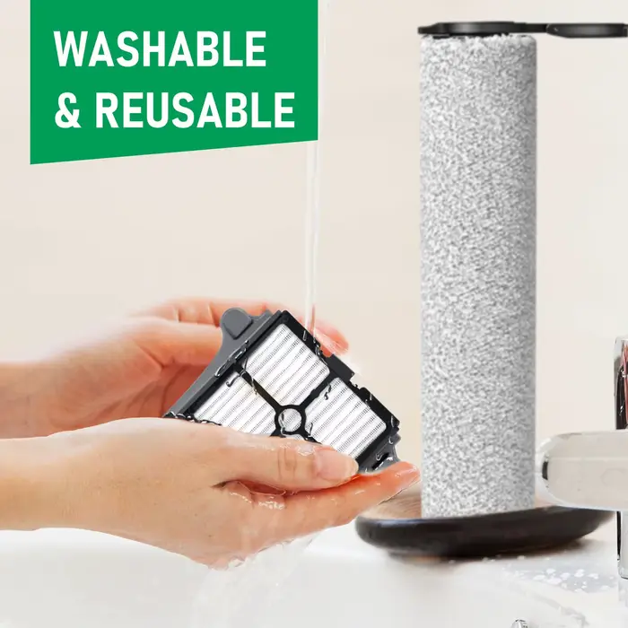 Kit de remplacement de brosse à vapeur et de filtre Floor ONE S7 compatible avec l'aspirateur sans fil humide et sec