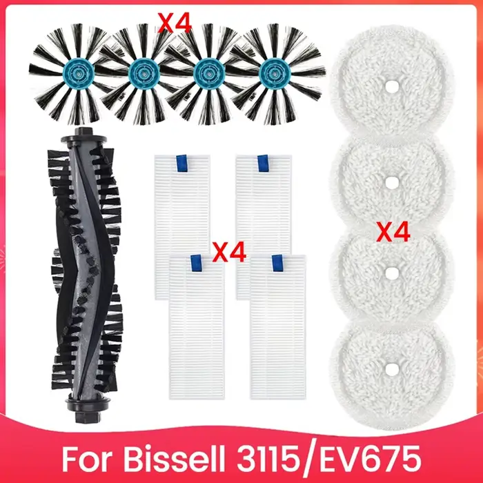 A69E13PCS aspirateur brosse filtre et vadrouille tissu ensemble pour Bissell 3115 EV675