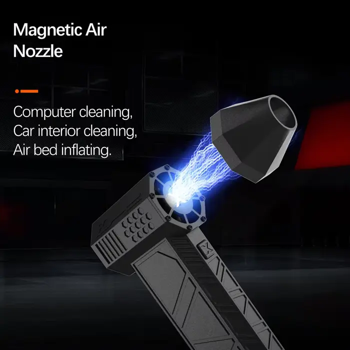 Souffleur Air Puissant Portable 130000RPM 52m/s Moteur Brushless Batterie Rechargeable