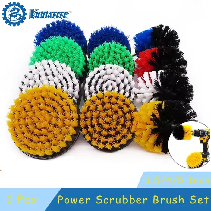 Ensemble de brosses à récurer électriques 3.5/4/5 pouces