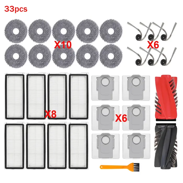 Pour Roborock Qrevo Curv/S5X/5A1/5XC/Qrevo C/C Pro/Qrevo CurvC/Qrevo S5V/5AE/P20 PRO : Brosse principale