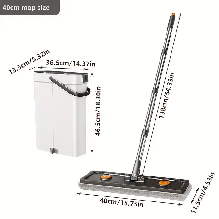 JOYBOS – ensemble de vadrouilles plates rotatives