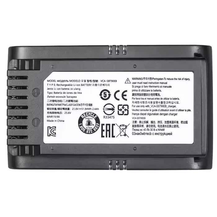 Nouveau pour samsung Jet 60 VCA-SBTA60 accessoires d'aspirateur Li-ion batterie Rechargeable de haute qualité