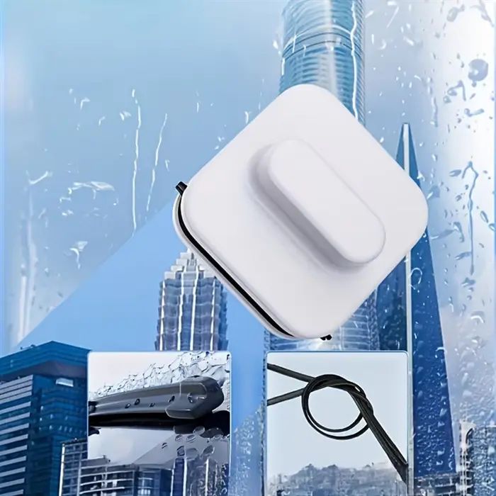 Nettoyeur de vitres magnétique Double face doux pour les bâtiments domestiques pour essuyer l'eau et nettoyer