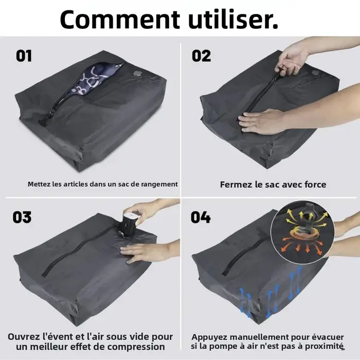 Sacs de rangement sous vide