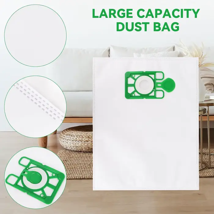 10 sacs de rechange pour aspirateur - Compatibles avec Numatic Henry Hetty James NVM-1CH 604015 - Sac