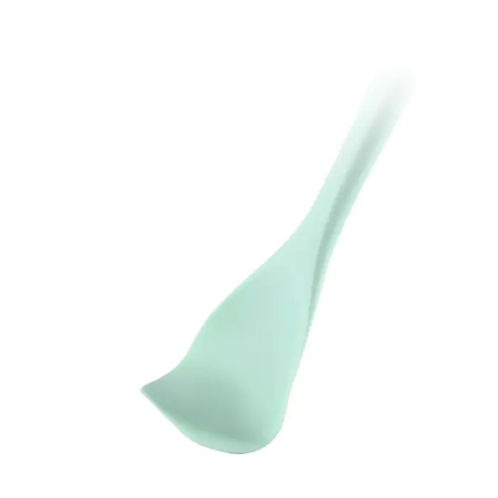 Pelle à tête plate en silicone intégrée, cuillère à salade, pot antiadhésif, spatule, ustensiles de 