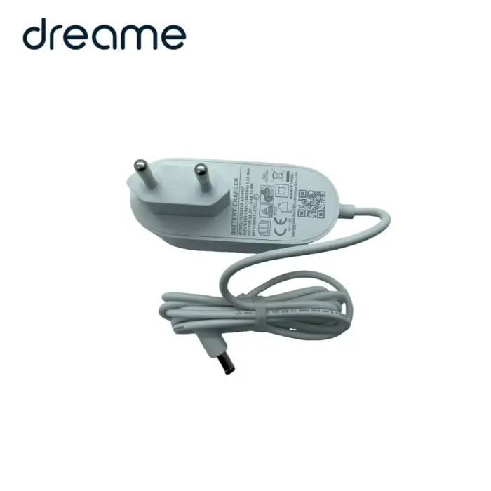 Chargeur d'origine avec prise EU pour aspirateur Dreame V9/ V10/ V11/ V12/ T10/ T20/ R10/ M12/ M13/ M14/ H12