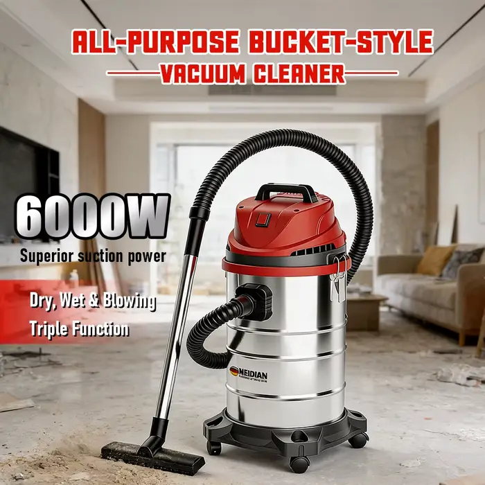 Aspirateur industriel humide/sec 30L/45L haute puissance pour lavage de voitures