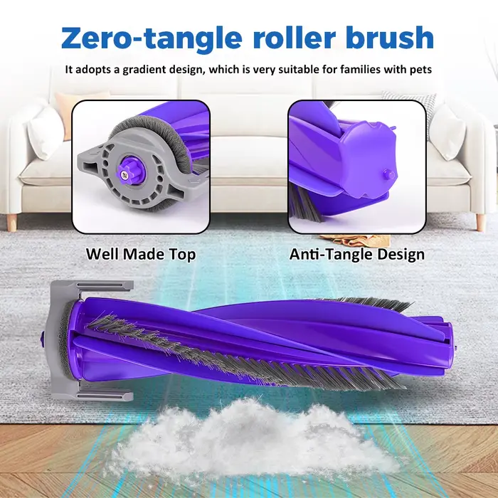 Brosse à rouleau principal pour aspirateur Robot Narwal Flow/Freo X Ultra/Freo X Plus/Freo Z Ultra/J5/J4/J4 Lite