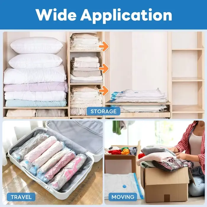 Sacs de rangement sous vide ou pompe