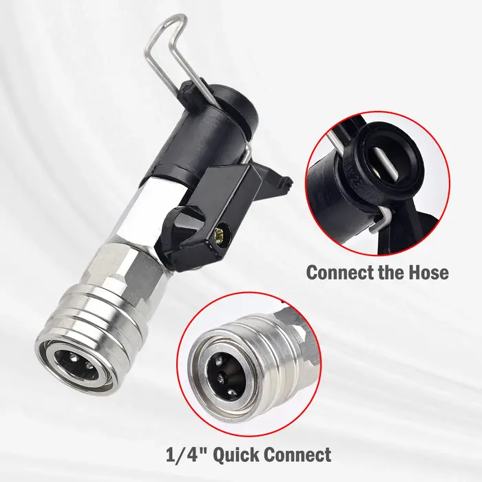 Kit de robinet à bille pour nettoyeur haute pression avec 5 buses de pulvérisation