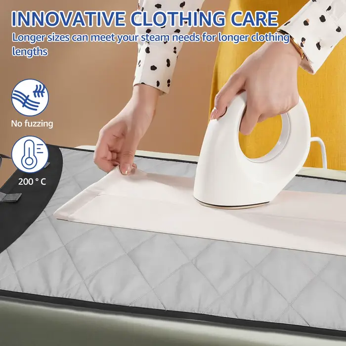 Planche à repasser sur la porte, coussin à vapeur Vertical pour vêtements, résistant à la chaleur, c