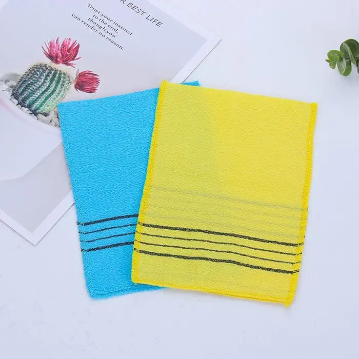 5 pièces/ensemble coussin de bain exfoliant serviettes ensemble coréen italie asiatique exfoliant ba