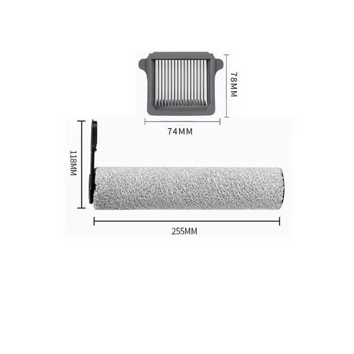 Tineco Floor One S7 FlashDry aspirateur sec et humide accessoires de laveuse rouleau de brosse et filtre HEPA pièces de rechange
