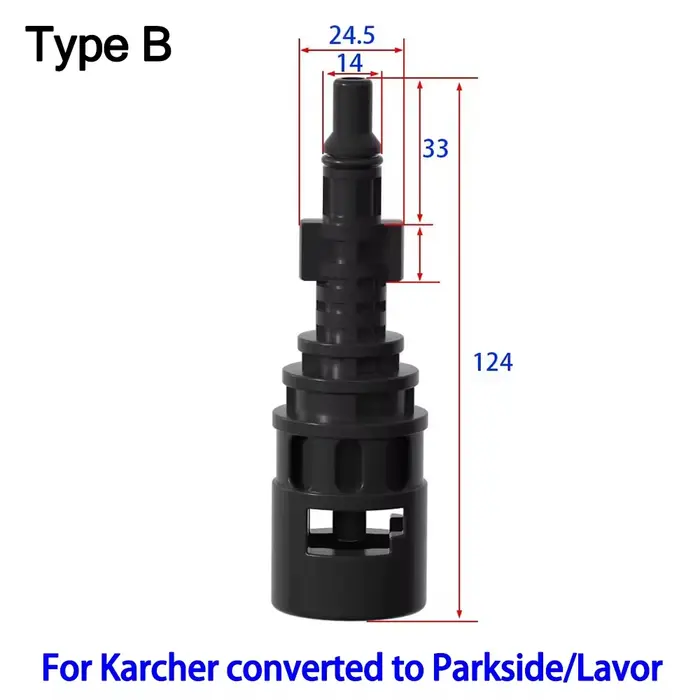 Convertisseur pour Karcher entre Lavor & Parkside