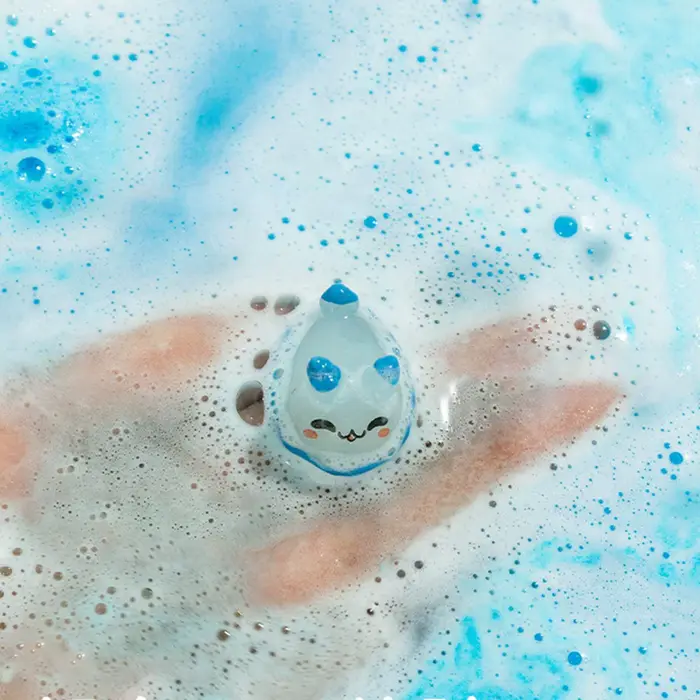 12 boules de bain moussantes naturelles avec jouet animal