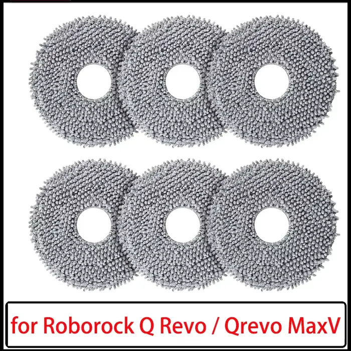 Lingettes vadrouille pour aspirateur Robot Roborock Saros 10R / Q Revo / Qrevo MaxV