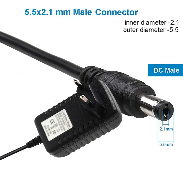 Cordon d'alimentation pour aspirateur robot 12V 18V 19V 22V 24V 25V 26V 27V 30V 36V 1A 1000MA, chargeur, adaptateur secteur