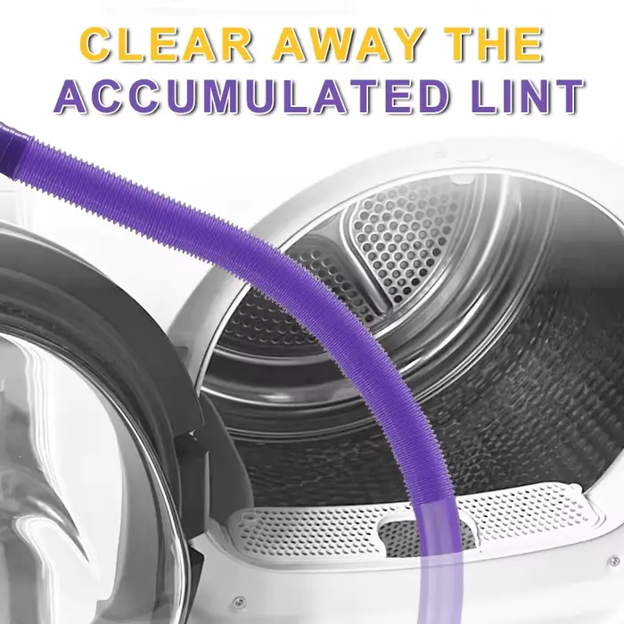 Tuyau d'accessoires pour aspirateur anti-peluches pour évent de sèche-linge
