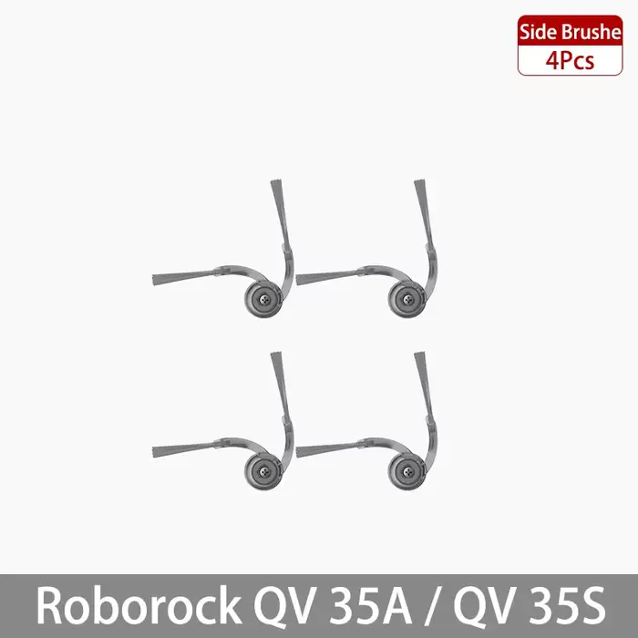 Accessoires pour aspirateur robot Roborock QV 35A / QV 35S : brosse principale, brosse latérale, chi