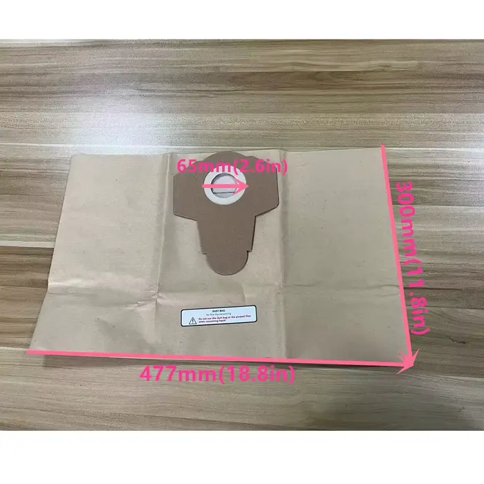 Sac à poussière filtre en papier pour aspirateur