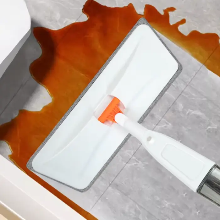 Balai serpillière à spray plat magique avec tampons en microcarence réutilisables