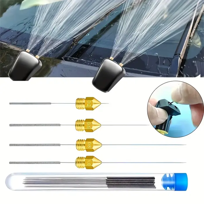 Kit de buse de nettoyage en acier inoxydable