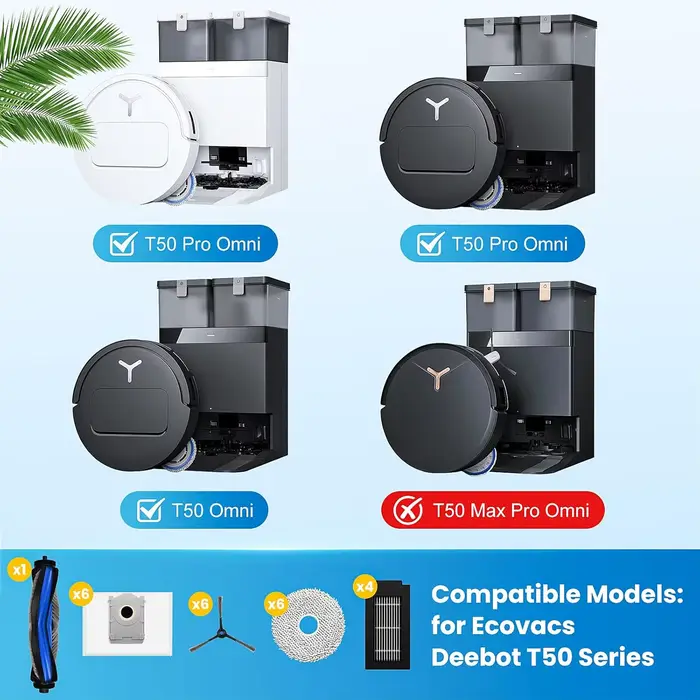 Accessoires ECOVACS T50 PRO OMNI / T50