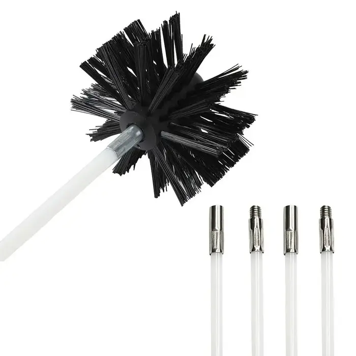Brosse de cheminée rotative