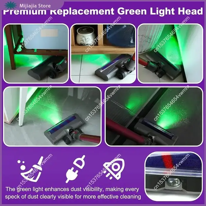 Tête de nettoyage à rouleau souple LED pour aspirateurs Dyson V11 V10 V8 V7 V15