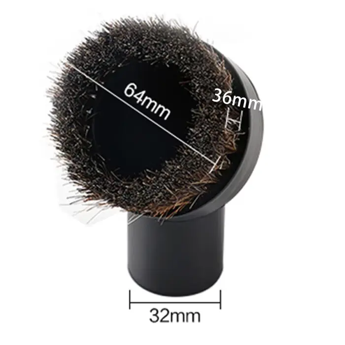 Brosse ronde universelle en crin de cheval Long de 3.6cm