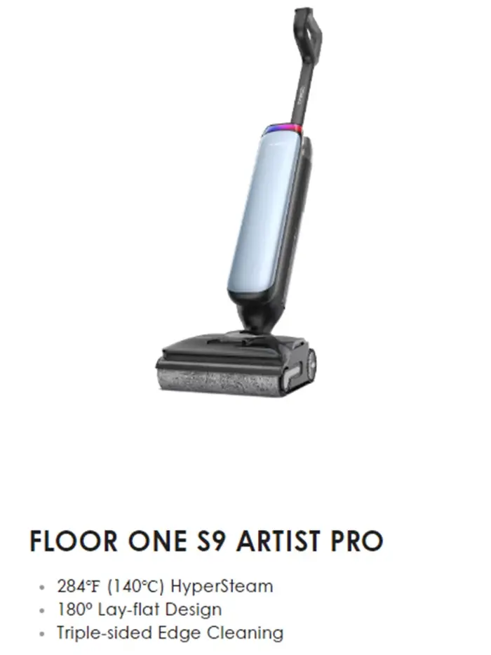 Accessoires d'origine pour aspirateur sec et humide Tineco FLOOR ONE S9 Artist Pro