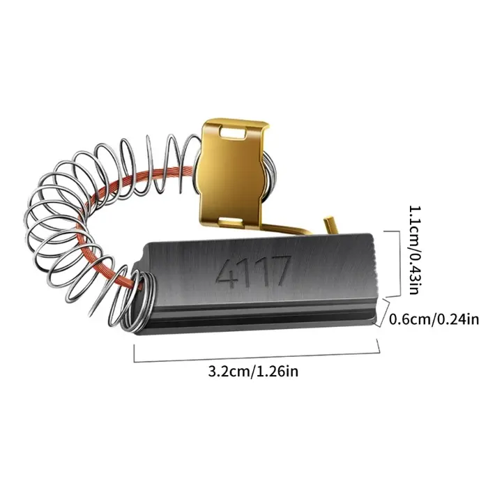 Balais carbone balais moteur remplacement aspirateur Machine soufflage pour animaux compagnie balais carbone